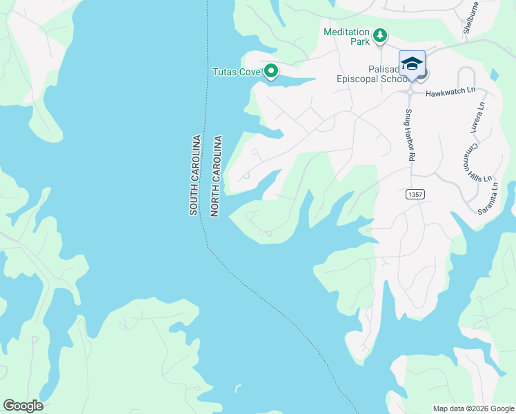 map of restaurants, bars, coffee shops, grocery stores, and more near 16300 Harbor View Road in Charlotte