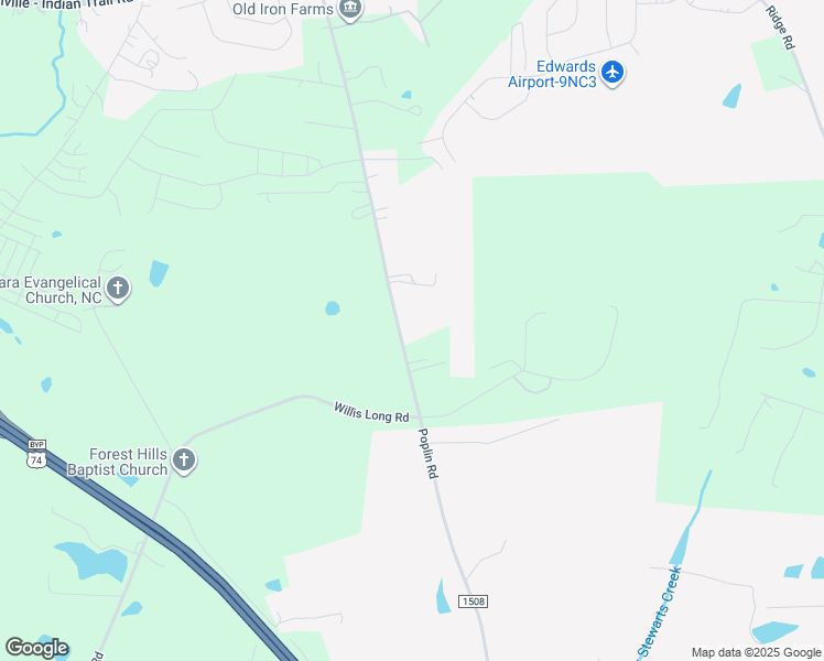 map of restaurants, bars, coffee shops, grocery stores, and more near 3802 Poplin Road in Unionville