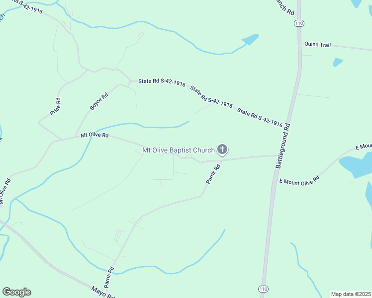 map of restaurants, bars, coffee shops, grocery stores, and more near 380 Mount Olive Road in Cowpens