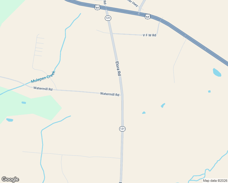 map of restaurants, bars, coffee shops, grocery stores, and more near 248 Watermill Road in Flintville