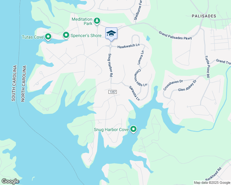 map of restaurants, bars, coffee shops, grocery stores, and more near 17612 Terryglass Lane in Charlotte