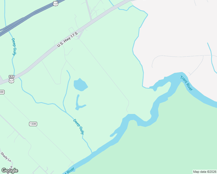 map of restaurants, bars, coffee shops, grocery stores, and more near 5807 South Us 17 Highway in New Bern