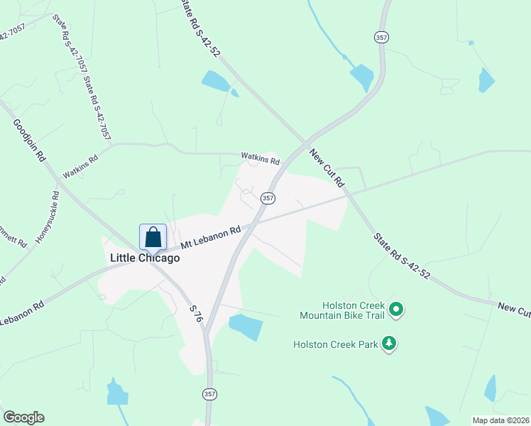 map of restaurants, bars, coffee shops, grocery stores, and more near 5134 South Carolina 357 in Campobello