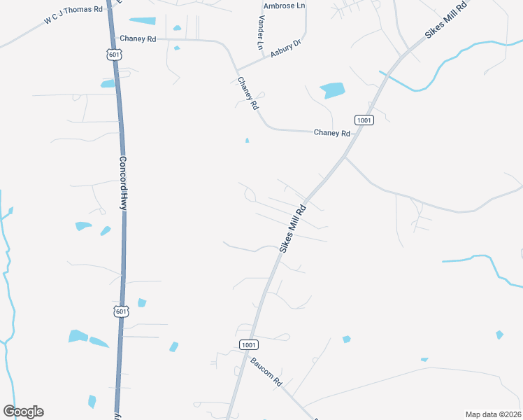 map of restaurants, bars, coffee shops, grocery stores, and more near 1213 Sikes Mill Road in Monroe