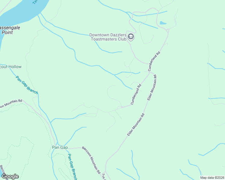 map of restaurants, bars, coffee shops, grocery stores, and more near 1022 River Bend Drive in Chattanooga