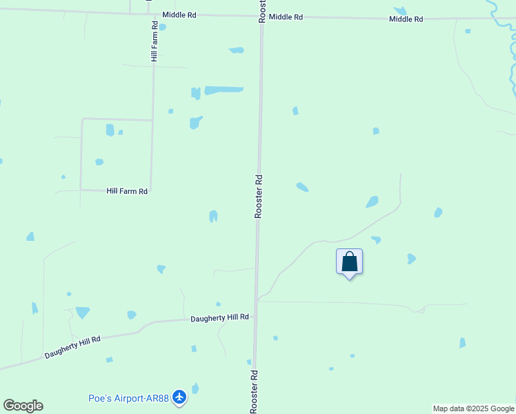 map of restaurants, bars, coffee shops, grocery stores, and more near 101 Rooster Road in Conway