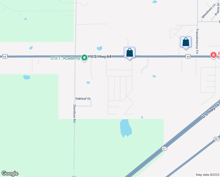 map of restaurants, bars, coffee shops, grocery stores, and more near 111 Sunflower Lane in Beebe