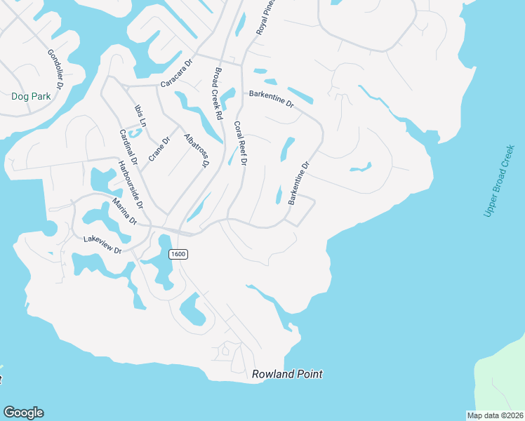 map of restaurants, bars, coffee shops, grocery stores, and more near 904 Sea Holly Court in New Bern