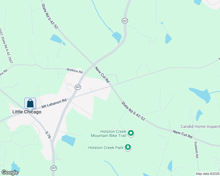 map of restaurants, bars, coffee shops, grocery stores, and more near 7895 New Cut Road in Inman