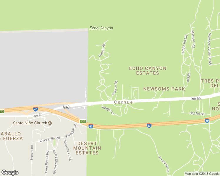 map of restaurants, bars, coffee shops, grocery stores, and more near 10 Paseo Circulo in Albuquerque