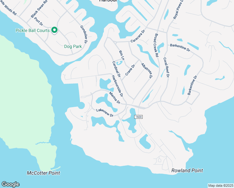 map of restaurants, bars, coffee shops, grocery stores, and more near 1308 Harbourside Drive in New Bern