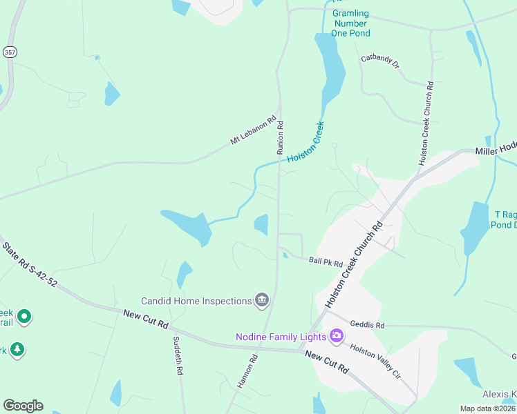 map of restaurants, bars, coffee shops, grocery stores, and more near 2454 Runion Road in Inman