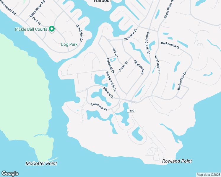 map of restaurants, bars, coffee shops, grocery stores, and more near 1306 Harbourside Drive in New Bern