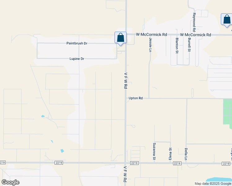 map of restaurants, bars, coffee shops, grocery stores, and more near 13944 V F W Road in Amarillo