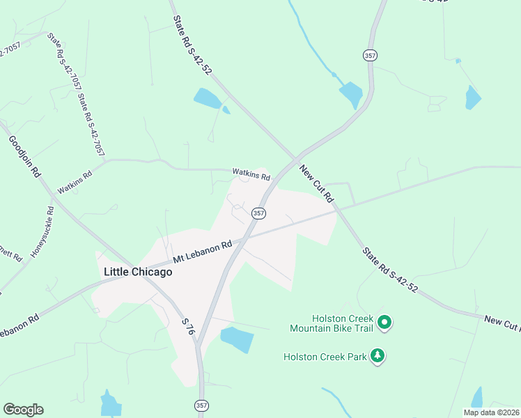 map of restaurants, bars, coffee shops, grocery stores, and more near 5134 South Carolina 357 in Campobello