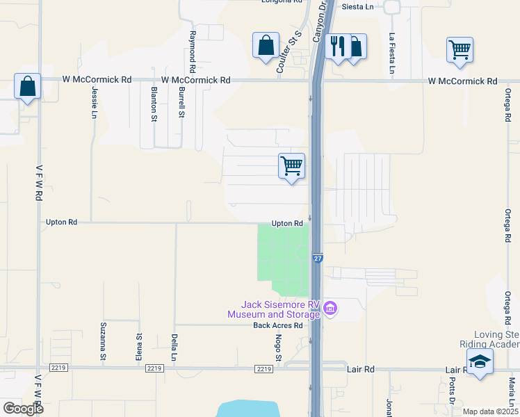 map of restaurants, bars, coffee shops, grocery stores, and more near 7510 Upton Rd in Amarillo