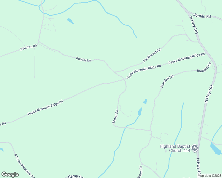 map of restaurants, bars, coffee shops, grocery stores, and more near 605 Packs Mountain Ridge Road in Taylors