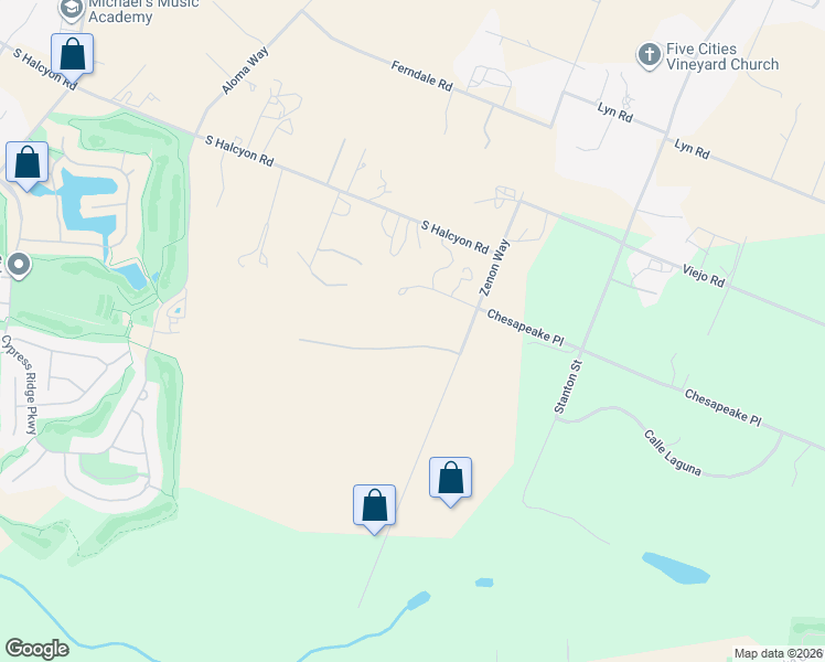map of restaurants, bars, coffee shops, grocery stores, and more near 2064 Westhampton Drive in Arroyo Grande