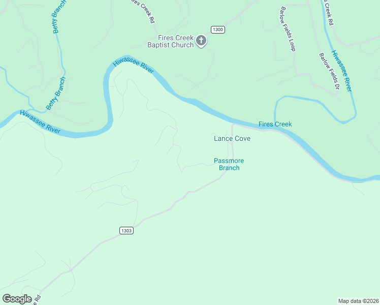 map of restaurants, bars, coffee shops, grocery stores, and more near 264 Lost River Trail in Hayesville