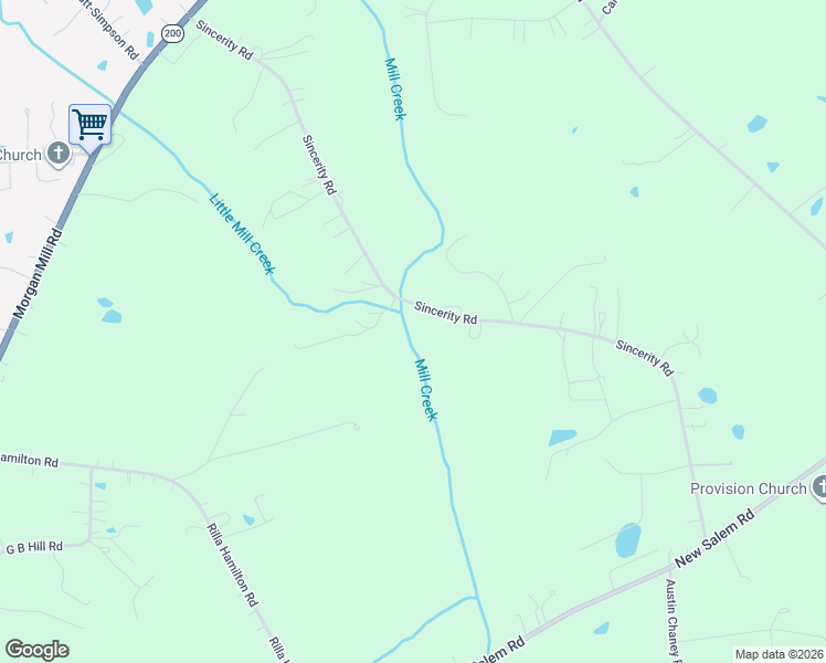 map of restaurants, bars, coffee shops, grocery stores, and more near 3907 Sincerity Road in Monroe