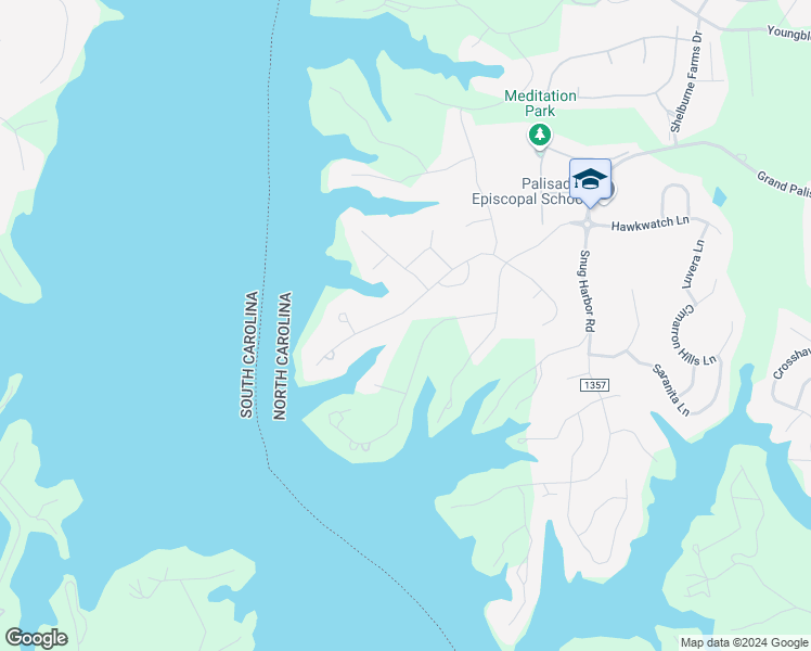 map of restaurants, bars, coffee shops, grocery stores, and more near 16411 Cozy Cove Road in Charlotte