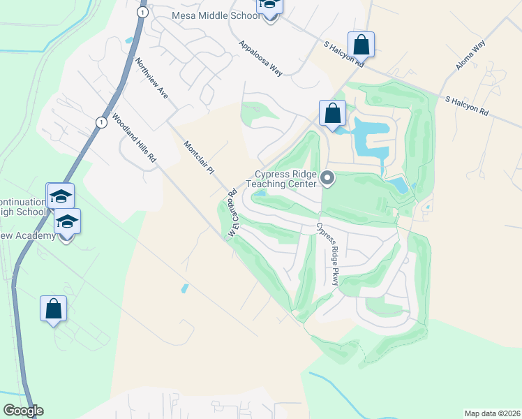 map of restaurants, bars, coffee shops, grocery stores, and more near 2382 Brant Street in Arroyo Grande