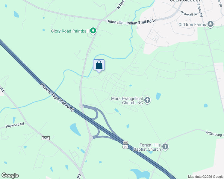 map of restaurants, bars, coffee shops, grocery stores, and more near 3756 Perrette Road in Monroe