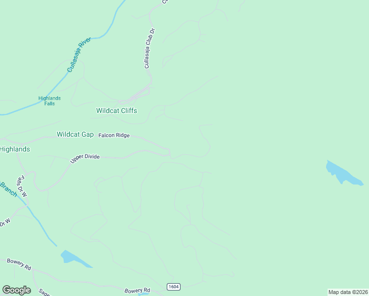 map of restaurants, bars, coffee shops, grocery stores, and more near 2164 Falcon Ridge in Highlands