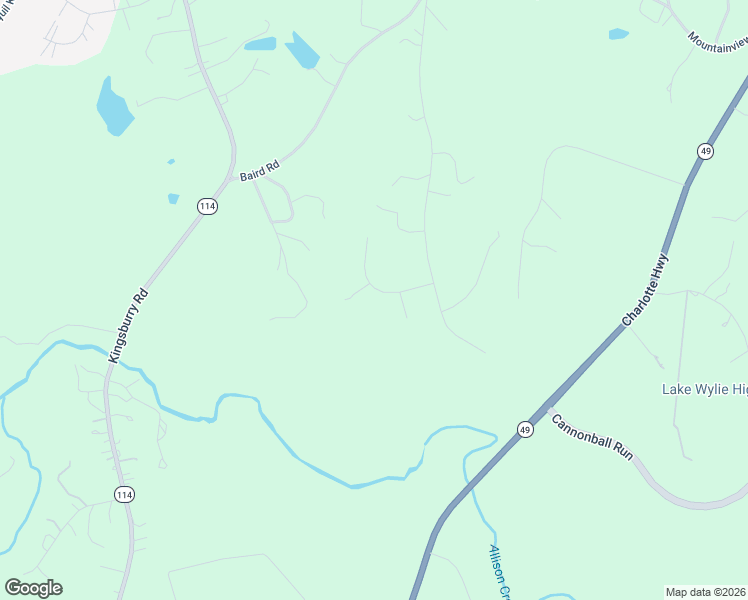 map of restaurants, bars, coffee shops, grocery stores, and more near 7051 Twin Streams Lane in Clover