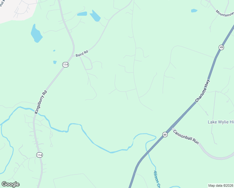 map of restaurants, bars, coffee shops, grocery stores, and more near 7051 Twin Streams Lane in Clover