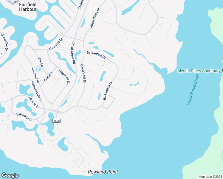 map of restaurants, bars, coffee shops, grocery stores, and more near 902 Harbour Pointe Drive in New Bern