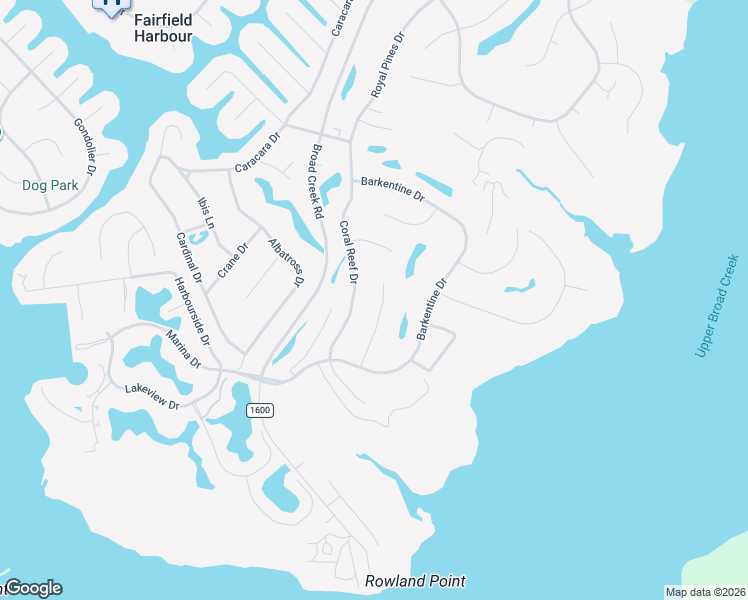 map of restaurants, bars, coffee shops, grocery stores, and more near 919 Sea Holly Court in New Bern