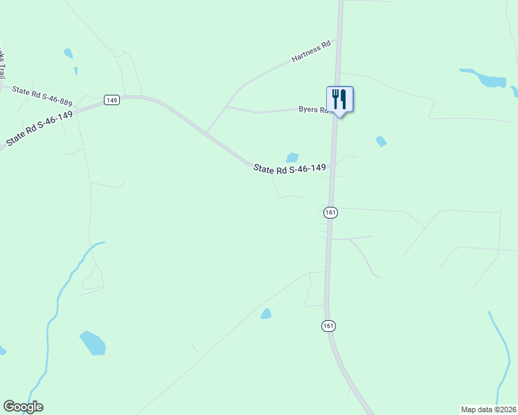 map of restaurants, bars, coffee shops, grocery stores, and more near 1895 State Road S-46-149 in Clover