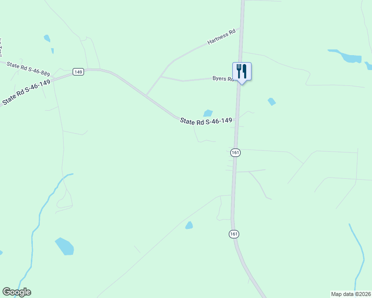 map of restaurants, bars, coffee shops, grocery stores, and more near 1895 State Road S-46-149 in Clover