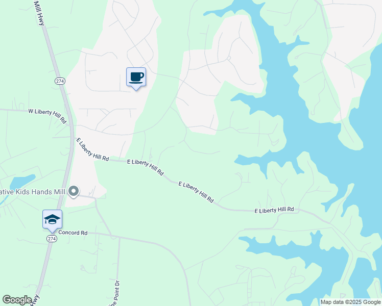 map of restaurants, bars, coffee shops, grocery stores, and more near 3030 Trace Meadow Court in York
