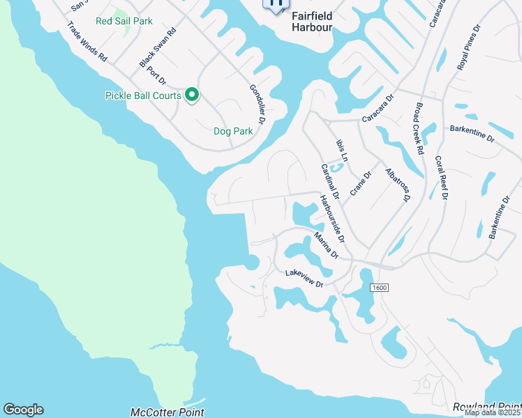 map of restaurants, bars, coffee shops, grocery stores, and more near 6117 Harbourside Drive in New Bern
