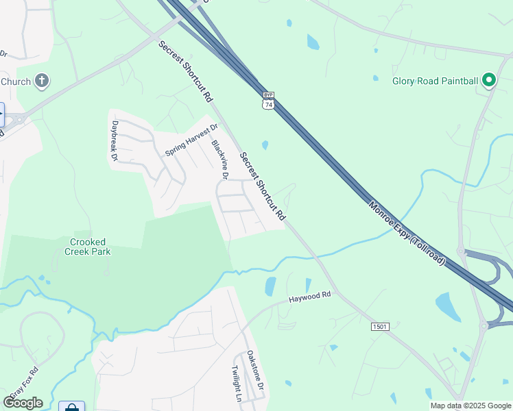 map of restaurants, bars, coffee shops, grocery stores, and more near 3200 Gumtree Road in Monroe