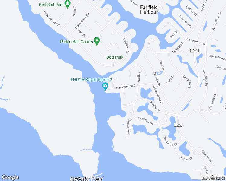 map of restaurants, bars, coffee shops, grocery stores, and more near 2209 Harbourside Drive in New Bern