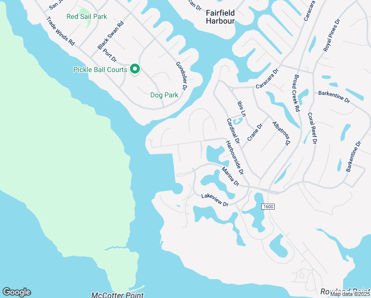 map of restaurants, bars, coffee shops, grocery stores, and more near 6124 Harbourside Drive in New Bern