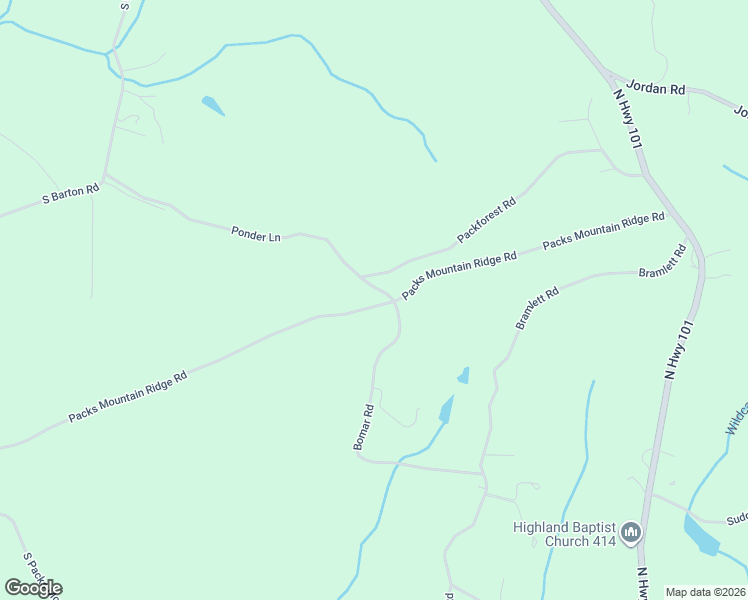 map of restaurants, bars, coffee shops, grocery stores, and more near 600 Packs Mountain Ridge Road in Taylors