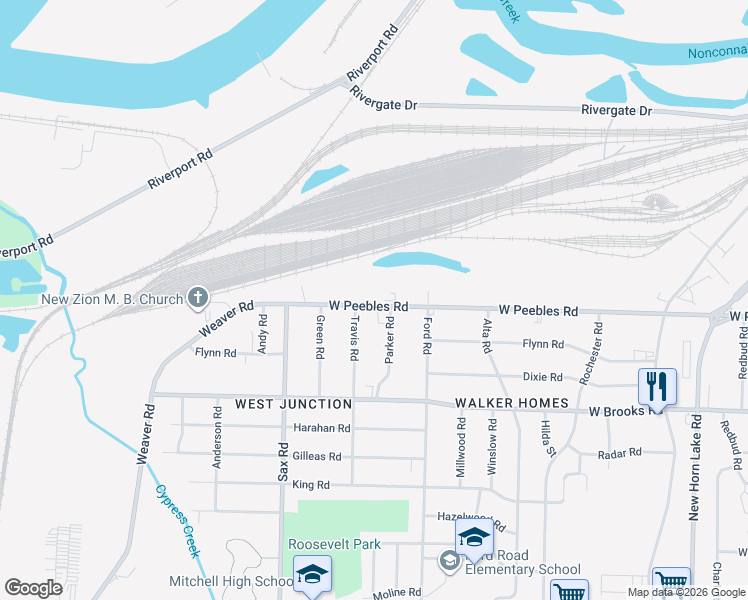 map of restaurants, bars, coffee shops, grocery stores, and more near in Memphis