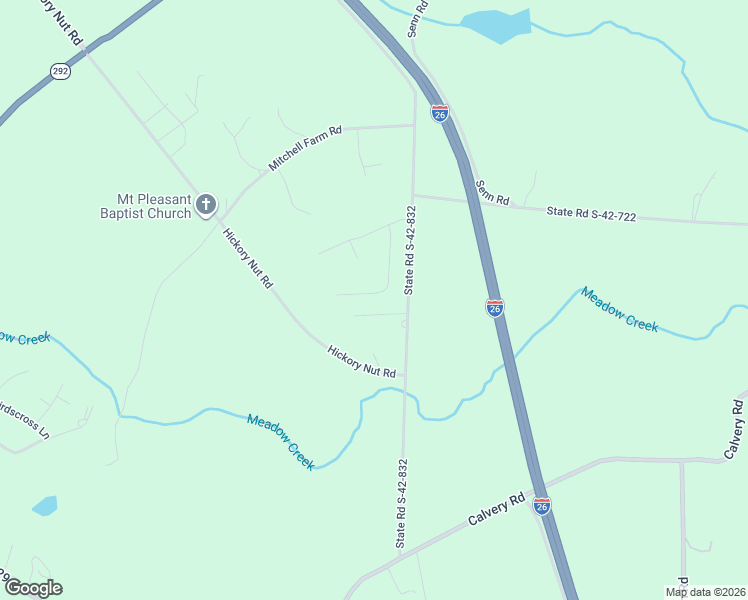 map of restaurants, bars, coffee shops, grocery stores, and more near 759 Grace Valley Road in Inman