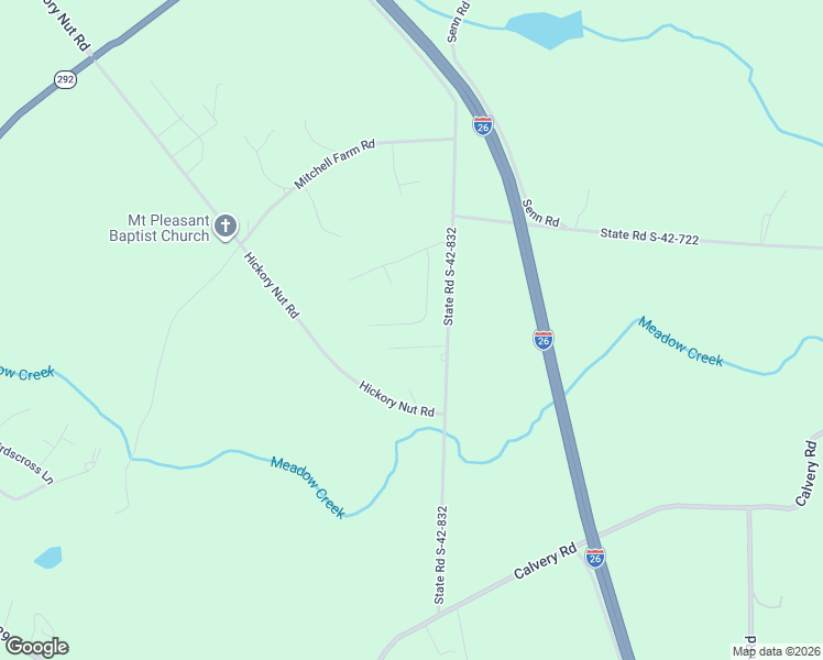 map of restaurants, bars, coffee shops, grocery stores, and more near 759 Grace Valley Road in Inman