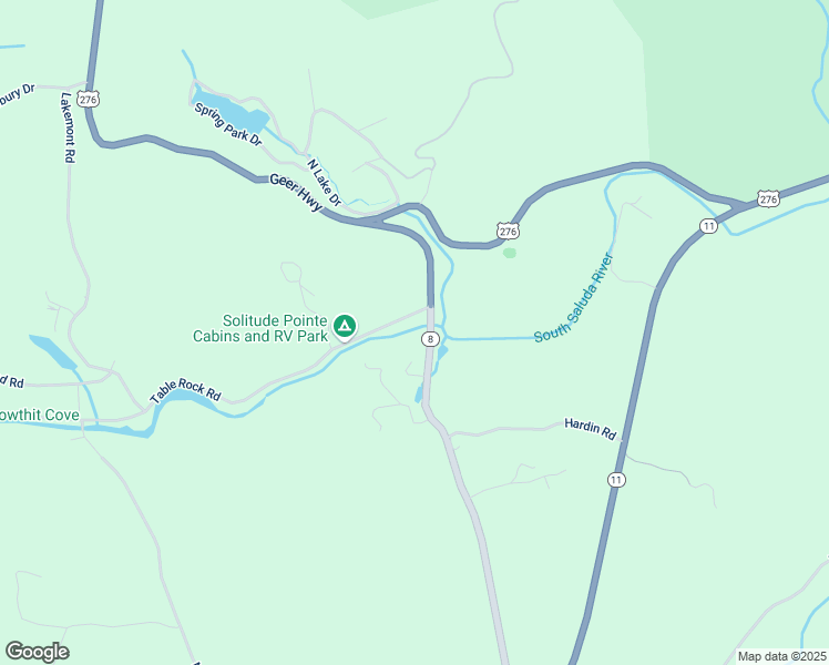 map of restaurants, bars, coffee shops, grocery stores, and more near 11 Table Rock Road in Cleveland