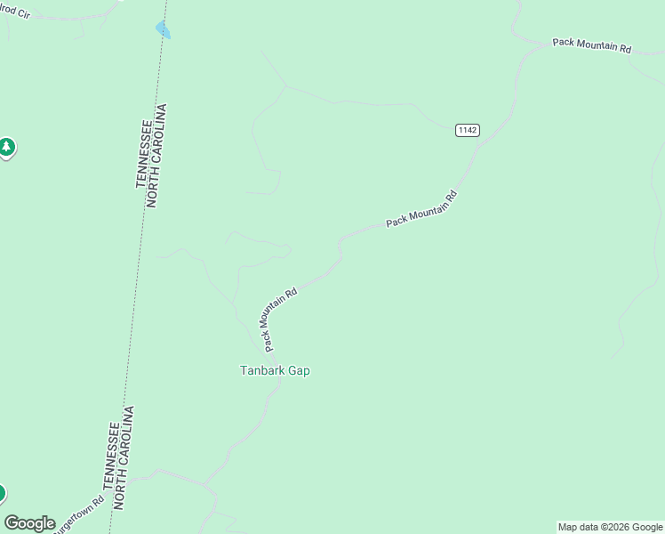 map of restaurants, bars, coffee shops, grocery stores, and more near 536 Pack Mountain Road in Murphy