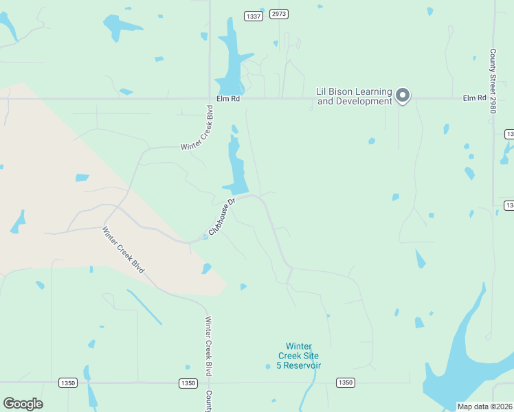 map of restaurants, bars, coffee shops, grocery stores, and more near 2311 Clubhouse Drive in Blanchard