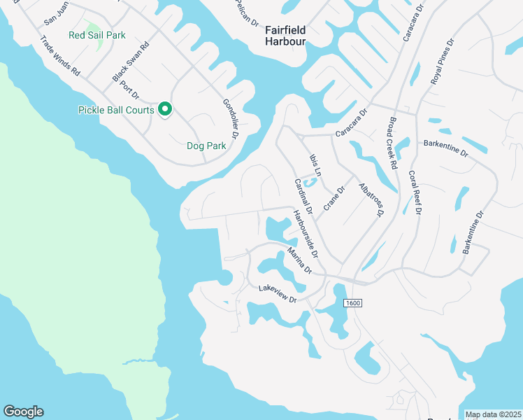 map of restaurants, bars, coffee shops, grocery stores, and more near 1607 Harbourside Drive in New Bern