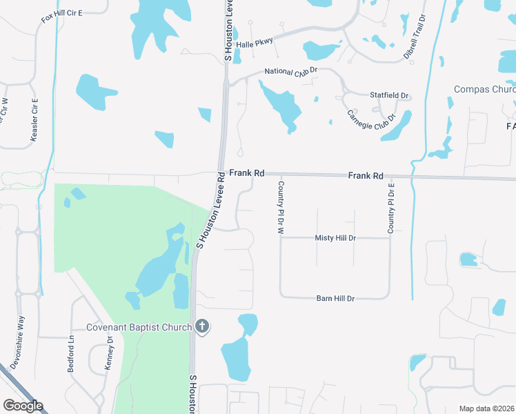 map of restaurants, bars, coffee shops, grocery stores, and more near 2910 Bentwood Oak Drive in Collierville