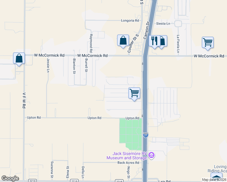 map of restaurants, bars, coffee shops, grocery stores, and more near 216 Antoine Lane in Amarillo