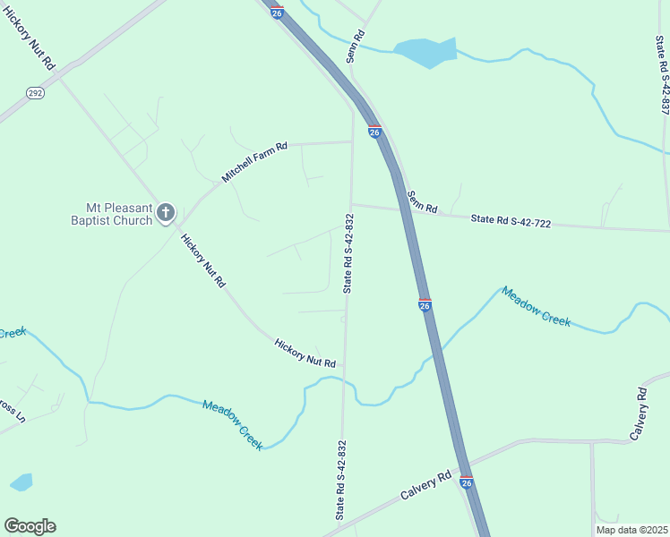 map of restaurants, bars, coffee shops, grocery stores, and more near 729 Grace Valley Road in Inman